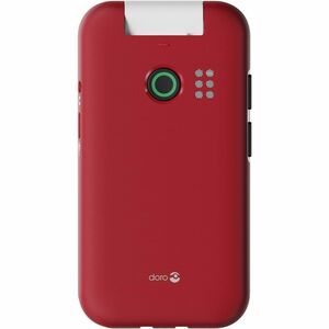 Téléphone portable standard Doro Leva E22 - 4G - Rouge, Blanc - Flip - Sans SIM
