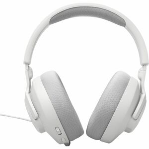 JBL Quantum 100M2 Wired On-ear, Over-the-head, Over-the-ear Stereo Gaming Headset - White - Binaural - Ear-cup - 32 Ohm - 