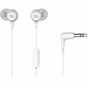JBL C50HI Wired Earbud Stereo Earset - White - Binaural - In-ear - 20 Hz to 20 kHz - 120 cm Cable - Mini-phone (3.5mm)