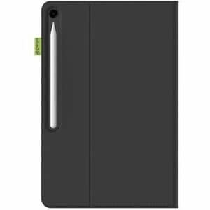 Gecko Covers Carrying Case Samsung Galaxy Tab S10 FE+ Tablet - Black - Moisture Resistant - Vegan Leather, Cactus Leather 