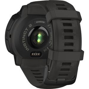 Garmin Instinct 2 Smart Watch - Graphite Body Color - Fiber Reinforced Polymer Case Material - Silicone Band Material - He