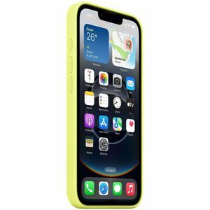 Apple Case for Apple iPhone 16e Smartphone - Neon Yellow - Silky, Soft-touch - Scratch Resistant, Drop Resistant - Silicon