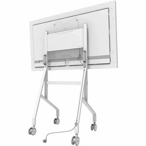 Neomounts MOVE Go Flip Display Cart - 50 kg Load Capacity - 4 Casters - Steel - 748 mm Width x 660 mm Depth x 1596 mm Heig