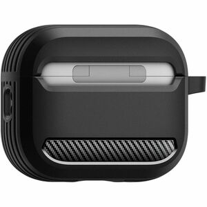 Spigen Rugged Armor Rugged Carrying Case Apple AirPods Pro 3 - Matte Black - Scratch Resistant, Fingerprint Resistant, Sho