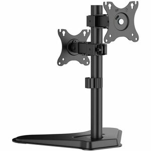 SOPORTE DE MESA INCLIN Y ROTA 2 MONITORES 8KG DE 17-32 NEGRO