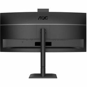 AOC CU34E4CW 34 Zoll Class Webcam UW-QHD Gekrümmter Bildschirm LED-Monitor - 21:9 Format - Schwarz - 86,4 cm (34 Zoll) Vie