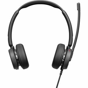 EPOS IMPACT Wired Over-the-head, On-ear Stereo Headset - Black - Microsoft Teams Certification - Binaural - Supra-aural - 