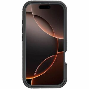 Strike Rugged Case for Apple iPhone 16 Pro Max Smartphone - Rubberised - Black - 1 - Dust Resistant, Debris Resistant, Sho