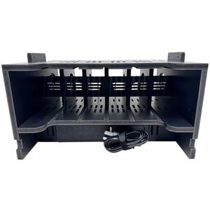 Strike Charging Cabinet - 6 Devices Supported - 29.5 cm Height x 33.7 cm Width x 29.8 cm Depth - Countertop - Polyvinyl Ch