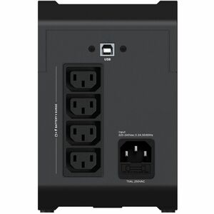 VERTIV PSA6E-600IT-IEC Line-interactive UPS - 600 VA/315 W - Tower - AVR - 1 Minute Stand-by - 230 V AC, 120 V AC Input - 