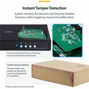 StarTech Secure 16-Port KVM Switch, DVI, NIAP 4.0, Metal Housing, CAC Port, Made in the USA - Securely control sixteen DVI