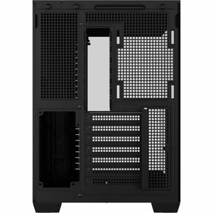 ASUS A32 Black ATX dual-chamber case with panoramic design supporting up to 420mm graphics cards in length 360mm radiators