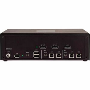 StarTech.com Analog KVM Switchbox - TAA Compliant - 2 Computer(s) - 4K - 3840 x 2160 - 7 x USB - USB 2.0 - 3 x DisplayPort