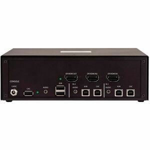 StarTech.com Analog KVM Switchbox - TAA Compliant - 2 Computer(s) - 4K - 3840 x 2160 - 7 x USB - USB 2.0 - 3 x HDMI - 3 x 