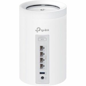 TP-Link Deco BE65 Wi-Fi 7 IEEE 802.11 a/b/g/n/ac/ax/be Ethernet Router inalámbrico - Tribanda - 2.40GHz Banda ISM - 6GHz B