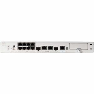 Cisco Secure Router 8100 C8151-G2 Router - 10 Ports - 8 RJ-45 Port(s) - 2 WAN Port(s) - Management Port - 2 SFP (mini-GBIC