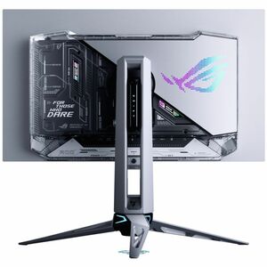 Asus ROG Swift PG27AQWP-W 27" Class WQHD Gaming OLED Monitor - 16:9 - Silver - 26.5" Viewable - WOLED - 2560 x 1440 - 1073