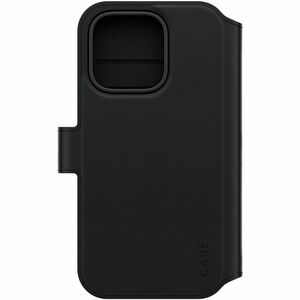 CARE Tango Tasche (Brieftasche) Apple iPhone 16 Pro Smartphone - Schwarz - Plastik Körper - RFID-resistent, Sturzsicher, S