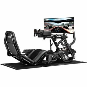Next Level Racing F-GT Pro Simulationscockpit - Fédération Internationale de l'Automobile (FIA) - Stahl - Schwarz