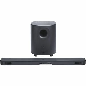 JBL Bar 500MK2 5.1 Bluetooth Sound Bar Speaker - 750 W RMS - Google Assistant, Siri Supported - Black - Wall Mountable - 4
