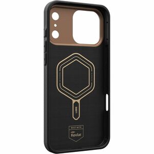 Urban Armor Gear Fibr Armr Case for Apple iPhone 17 Pro Max Smartphone - Graphite, Bronze - Anti-slip, Drop Resistant, Hea