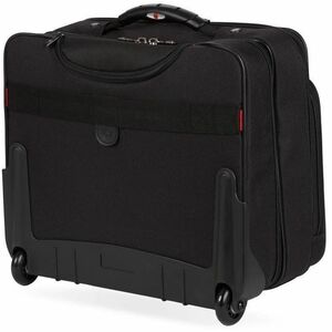 SwissGear Granada Pro 602684 Carrying Case (Roller) for 17" Notebook - Black - Polyester Body - Telescoping Handle, Trolle