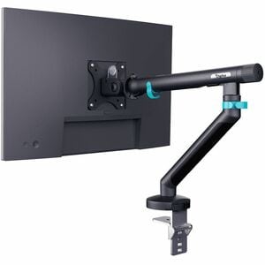 Digitus Desk Mount for Monitor, Flat Panel Display, Curved Screen Display - Black - Height Adjustable - 1 Display(s) Suppo