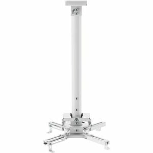 Neomounts CL25-540WH1 Ceiling Mount for Projector - White - Height Adjustable - 35 kg Load Capacity - Steel
