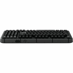Logitech K98S Plus 键盘 - 袖珍的 - 有线/无线 连接 - A 型 USB 接口 - 英文（美国） - QWERTY 布局 - 午夜黑 - 机械 按键开关 - Bluetooth/RF - 10 m - 2.40 GHz 