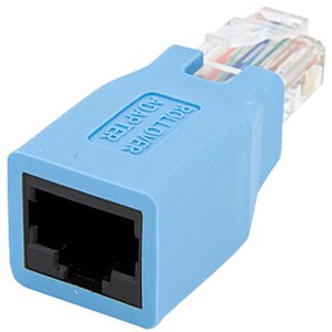 StarTech.com ROLLOVER Network Adapter - 1 Each - 1 x RJ-45 Network Female - 1 x RJ-45 Network Male - Blue