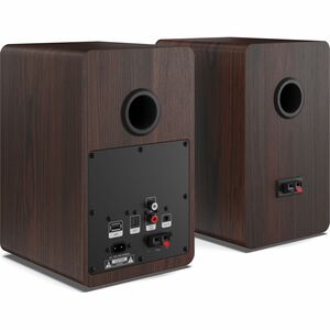 Sharp 2-WegeRegal-Lautsprecher Lautsprecher - 60 W RMS - Braun - Bluetooth - Kabellose Lautsprecher