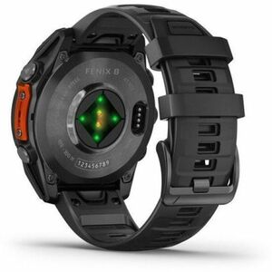 Garmin fēnix 8 Smartwatch - Rotondo Case Shape - Slate Grigio Colore del Case - Nero Colore cinturino - Titanio Materiale 