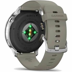 Garmin Venu 4 Smart Watch - Silver Case Color - Silver, Grey Band Color - Stainless Steel, Metal Body Material - Fiber Rei