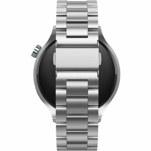 Motorola Mobility moto watch Smart Watch - Round Case Shape - Matte Silver Body Color - PANTONE Herbal Garden Band Color -