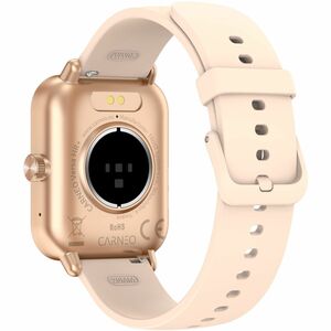 Carneo Versa HR+ Smart Watch - Rose Gold Body Color - Tempered Glass Body Material - Pedometer - Phone, Text Messaging, Mu