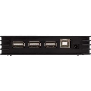 StarTech.com USB Hub - USB - External - Black - 7 Total USB Port(s) - 7 USB 2.0 Port(s) - PC, Mac