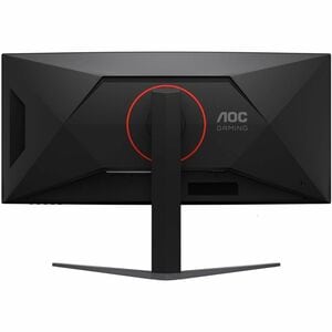 AOC CU34G4CA 34" Class UW-QHD Curved Screen Gaming LED Monitor - 21:9 - Black, Red - 86.4 cm (34") Viewable - Fast Vertica