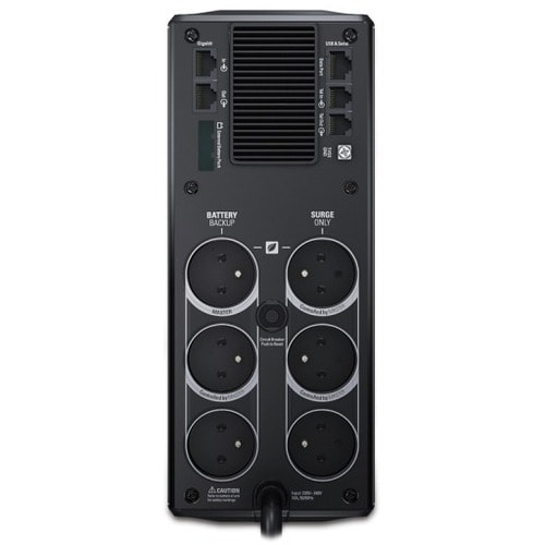 Onduleur ligne interactive APC by Schneider Electric Back-UPS BR1200G-FR - 1,20 kVA/720 W - Tour - 8 Heure(s) Recharge - 7