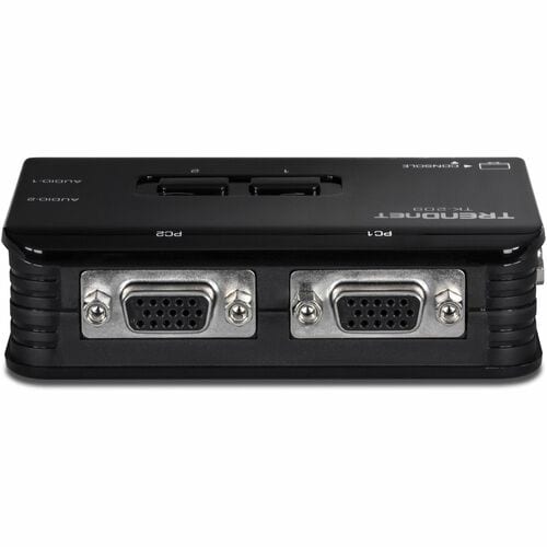 TRENDnet TK-209K KVM Switchbox - 2 Computer(s) - QXGA, SVGA, VGA - 2048 x 1536 - 2 x USB
