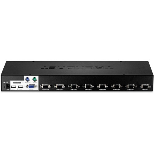 8 PORT KVM USB/PS2 RACK MOUNT SWITCH