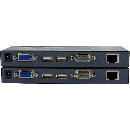 USB VGA KVM Console Extender over CAT5 UTP (500 ft) - 2 Computer(s) - 1 Local User(s) - 1 Remote User(s) - 152.40 m Range 