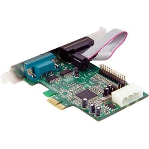 StarTech.com Tarjeta Adaptadora PCI Express de 2 Puertos Serial y 1 Paralelo RS232 UART 16550 Serie - PCI Express x1 - PC,