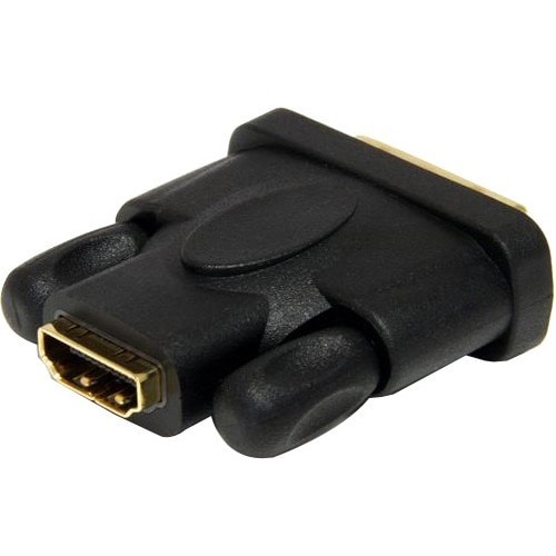 StarTech.com Adaptador HDMI® a DVI - DVI-D Macho - HDMI Hembra - Convertidor - Negro - Oro Conector - Negro