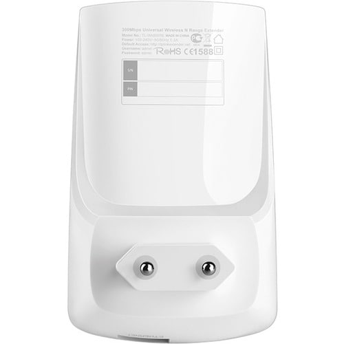 TP-Link TL-WA850RE IEEE 802.11n 300Mbit/s Extensor de alcance inalámbrico - 1 x Red (RJ-45) - Ethernet, Fast Ethernet - Mo