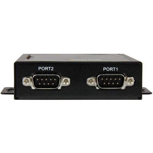 StarTech.com 2 Port Serial-to-IP Ethernet Device Server - RS232 - Metal and Mountable - Serial Device Server - Connect con