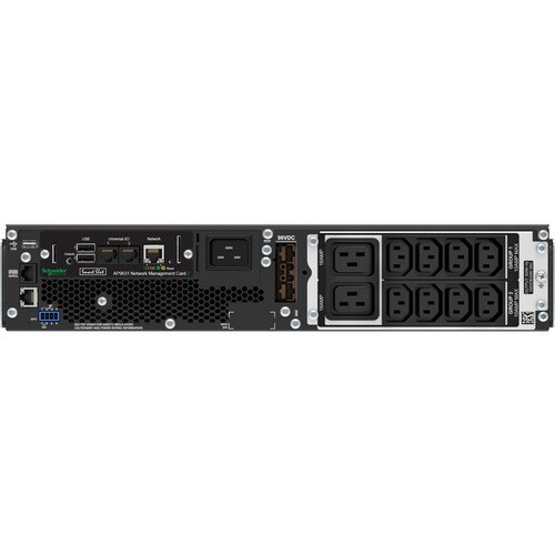APC Smart-UPS On-Line SRT3000RMXLI-NC - 3000VA, 8x C13 & 2x C19, rackmount, NMC. UPS topology: Double-conversion (Online),
