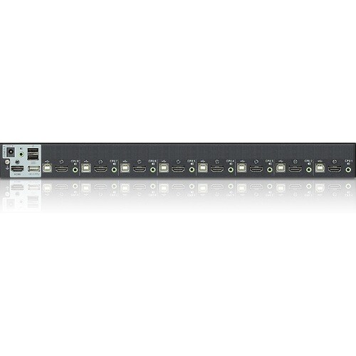ATEN CS1798 KM Switchbox - 8 Computer(s) - 1 Local User(s) - 1920 x 1200 - 12 x USB - 9 x HDMI - Rack-mountable