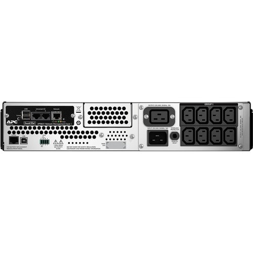 APC by Schneider Electric Smart-UPS Line-interactive UPS - 2.20 kVA/1.98 kW - 2U Rack-mountable - 3 Hour Recharge - 230 V 