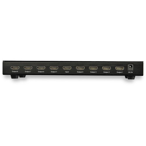 StarTech.com 8 Port 4K 60Hz HDMI Splitter - HDR Unterstützung - 7.1 Surround Audio Sound - 3840 × 2160 - 1 x HDMI Ein - 8 
