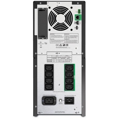 APC Smart-UPS SMT2200IC - 8x C13, 1x C19, USB, SmartConnect, 2200VA. UPS topology: Line-Interactive, Output power capacity